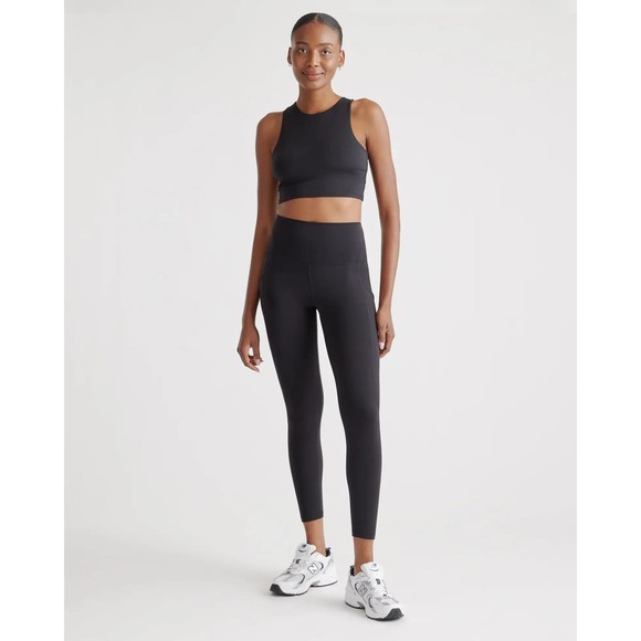 Quince Black Ultra-Form High-Rise Pocket Legging NWT Size Small - Picture 2 of 10